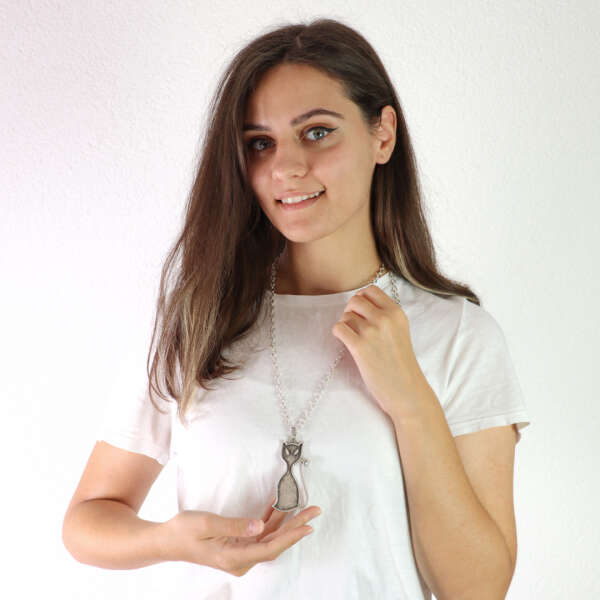 Modern necklace - Gatta - AI WEB SHOP