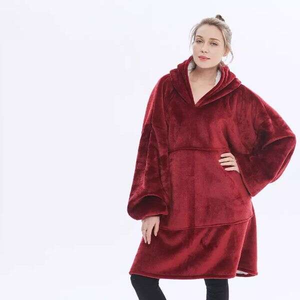 Cozy hoodie blanket - Fluffy - AI WEB SHOP