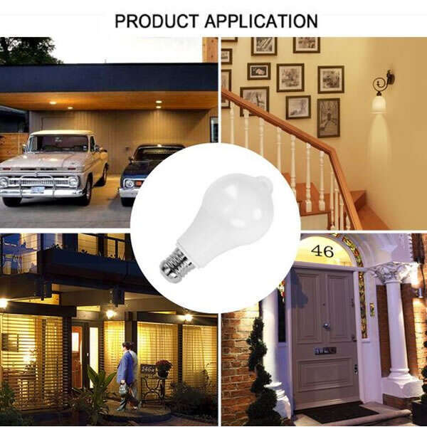 3 led light bulbs with motion sensor - InstaLuce - AI WEB SHOP