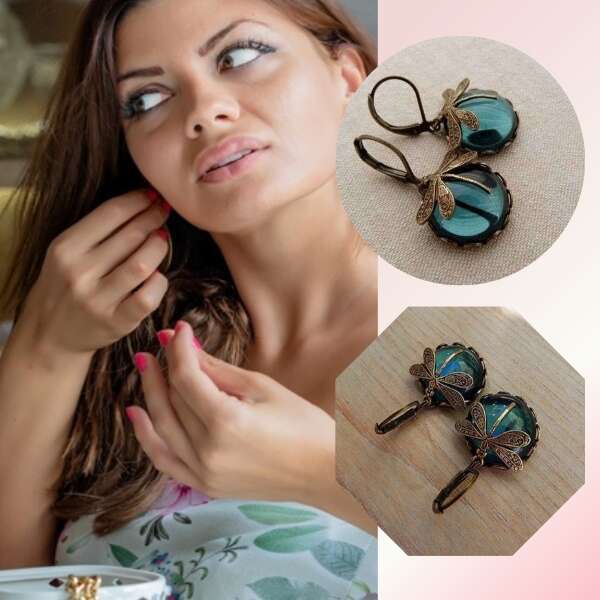 Lovely earrings - Dragonfly - AI WEB SHOP