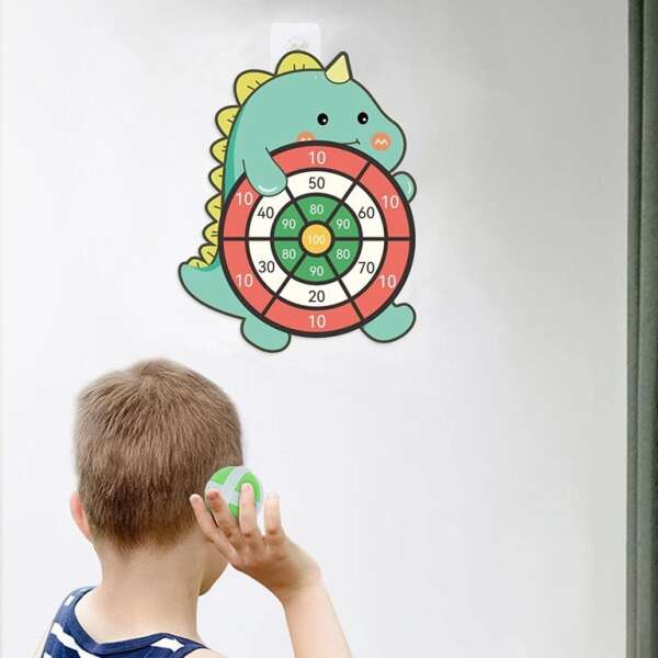 Fun dinosaur with balls and dart board - Dartodino - AI WEB SHOP