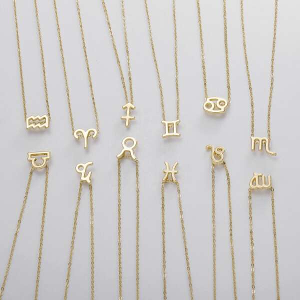 Set of 3 zodiac necklaces - Astrea - AI WEB SHOP