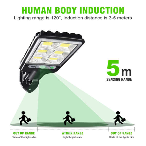 Solar led lamp with motion sensor - Sunlert - AI WEB SHOP