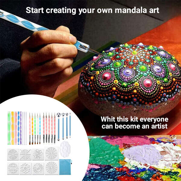 Set of accessories for mandala technique - Mandaly - AI WEB SHOP