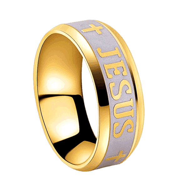 Ring with jesus' name - Divinus - AI WEB SHOP