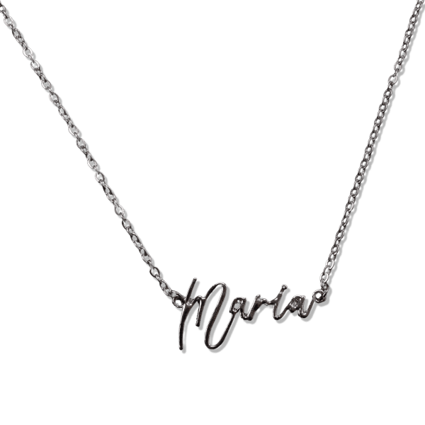 Necklace with name pendant - Namino - AI WEB SHOP