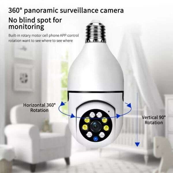 Wi-fi camera shaped as light bulb I Bulbcam - AI WEB SHOP