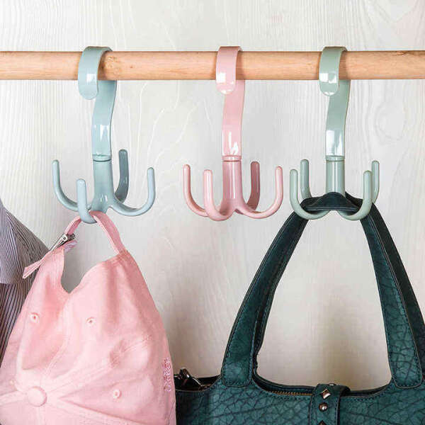 Set of 5 rotating hanging hooks - NeoHook - AI WEB SHOP