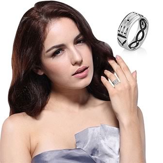 Ring with a symbolic engraving - Atlantis - AI WEB SHOP