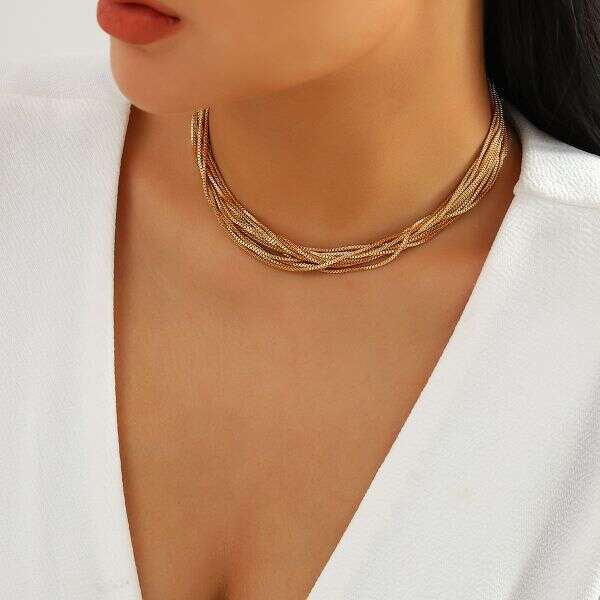 Elegant necklace - Goldiana - AI WEB SHOP