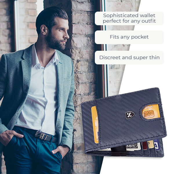 Modern thin wallet - Detro Loro Piron - AI WEB SHOP