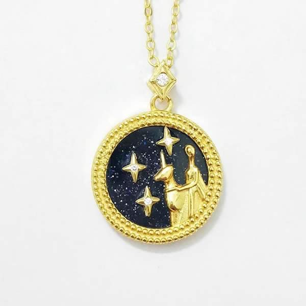 Unique zodiac necklace - Goldosa - AI WEB SHOP