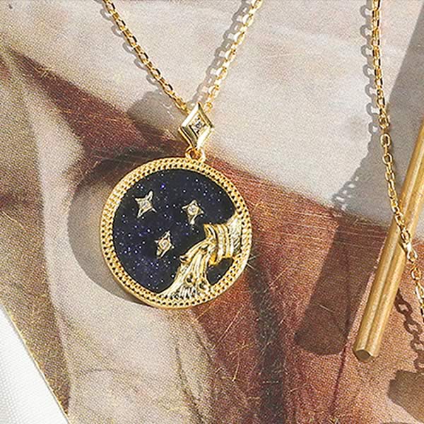 Unique zodiac necklace - Goldosa - AI WEB SHOP